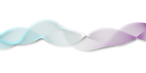 abstract wave element for design pink and white. Design template for cover, business. Abstract dynamic color lines, waves. Vector geometric backgrounds.	