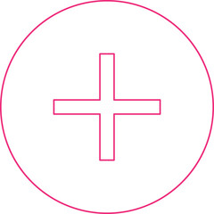 Fototapeta premium Plus single vector illustration icon