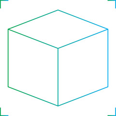 3D single vector illustration icon