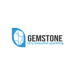 gemstone icon logo vector template illustration design