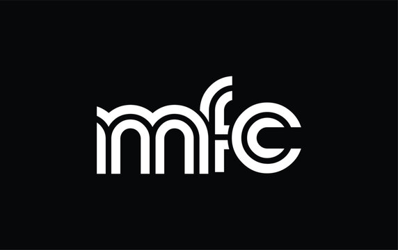 MFC Creative Unique Modern Letter Logo Design. Stylized logo featuring a unique letter design, presenting abstract minimalist aesthetics and modern appeal.