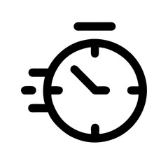 time fast  vector flat icon