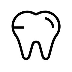 tooth  vector flat icon