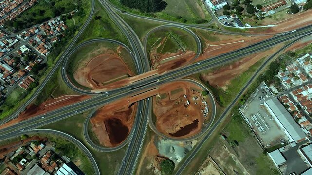 Highway intersections. Road intersections. City of Botucatu, Intersection, Rodovia Professor Jo&atilde;o Hip&oacute;lito Martins and Rodovia Marechal Rondon. 06-22-2024