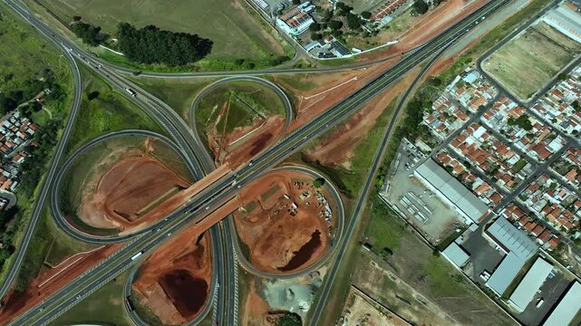 Highway intersections. Road intersections. City of Botucatu, Intersection, Rodovia Professor Jo&atilde;o Hip&oacute;lito Martins and Rodovia Marechal Rondon. 06-22-2024