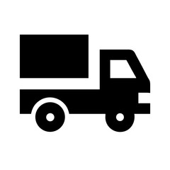 truck side  vector flat icon