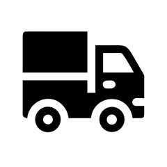 truck side  vector flat icon