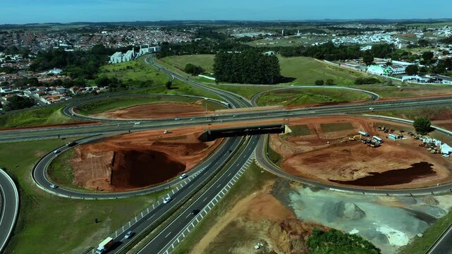 Highway intersections. Road intersections. City of Botucatu, Intersection, Rodovia Professor Jo&atilde;o Hip&oacute;lito Martins and Rodovia Marechal Rondon. 06-22-2024