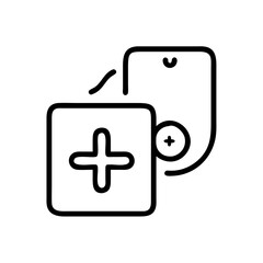 Fototapeta premium user add vector flat icon