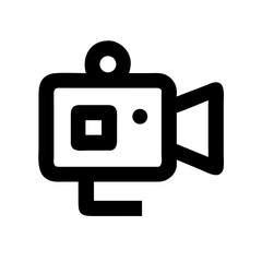 video camera alt  vector flat icon