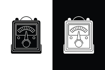 Phase tester icon vector on White Background ,Vector Art Illustration on white background.