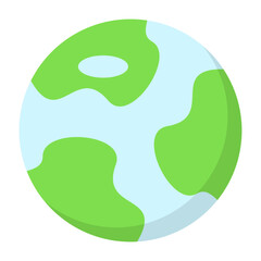 World Map Flat Icon