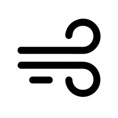 wind  vector flat icon