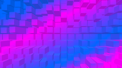 Abstract gradient background with seamless color transitions and dynamic rectangular shapes, offering a modern and versatile design perfect for creative digital projects.