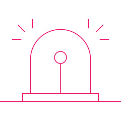 Siren single vector illustration icon