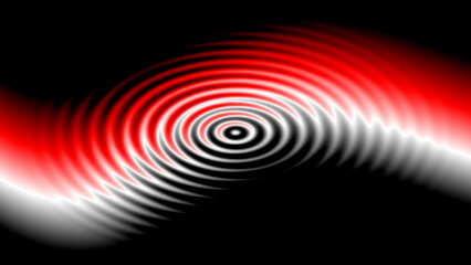 Abstract radial pattern of overlapping concentric circles, creating a dynamic ripple effect. Perfect for tech-themed, artistic, or visually striking modern design projects.