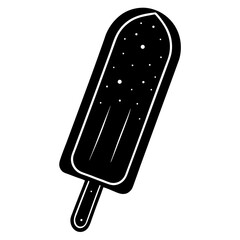 Popsicle  dessert line icons in a clean, AI-generated vector
