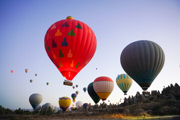 Hot Air Balloons in Cappadocia, Nevsehir, Turkiye