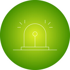 Siren single vector illustration icon