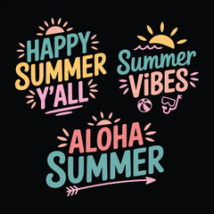 Summer SVG Bundle | Retro Summer SVG Bundle | Summer Quotes SVG Bundle | Summer Beach svg Bundle | Vacation svg, Summer shirt svg, Beach svg