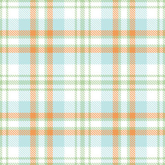 Plaid pattern seamless. Fire light grey green & Highland white Tartan Textile Design. 