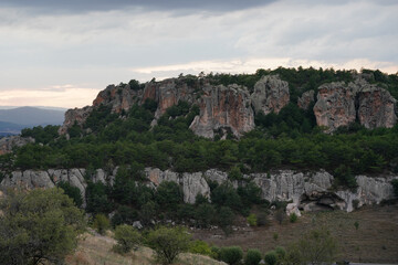Rock Formations in Phrygian Valley, Eskisehir, Turkiye