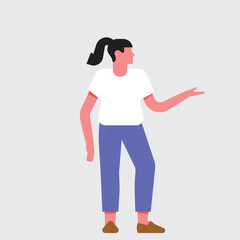 Corporate Woman – Businesswomen – Flat Office Illustration 