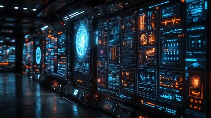 Obraz premium Extensive data exploration of healthcare AI technology flowcharts infographic visuals representing efficiency