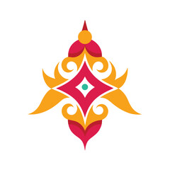 abstract of a single abstract victorian illustration