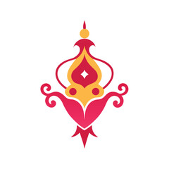 Obraz premium abstract of a single abstract victorian illustration