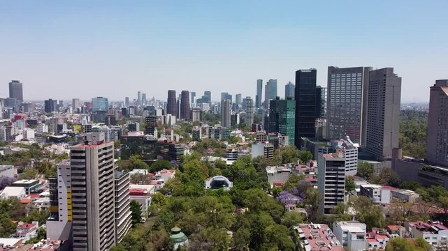 Skyline de Polaco, Ciudad de Mexico Video Dron 