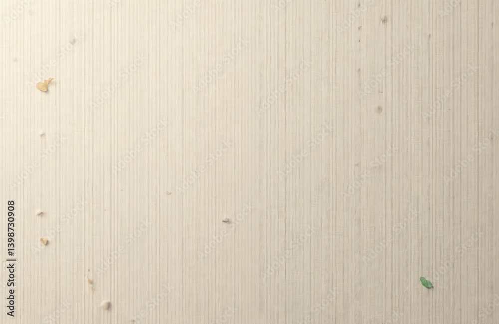Poster close-up striped paper texture. natural beige background with small inclusions. vintage design for b