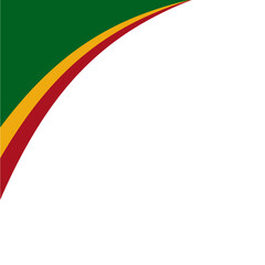 Juneteenth Freedom Day border. Vector illustration 