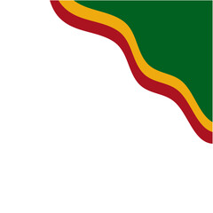 Juneteenth Freedom Day border. Vector illustration 