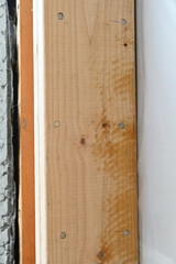 Constructing shear walls for reinforcing exterior home walls during house and deck renovation project