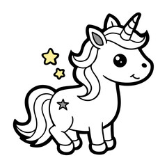 funny Unicorn cartoon