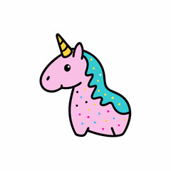 pink Unicorn cartoon