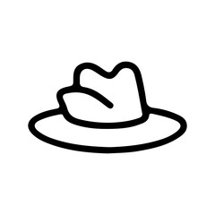 cowboy hat isolated on white