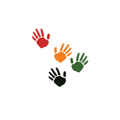 Juneteenth Independence Day. Hands for day of freedom and emancipation