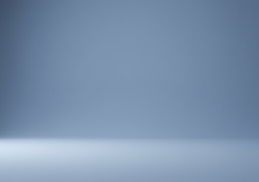 Blue studio background for product photography and video presentation