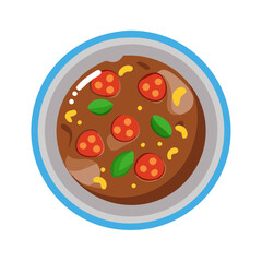  Digital Art of Bangladeshi Beef Kala Bhuna