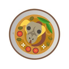 Fototapeta premium Delicious Nigerian Goat Pepper Soup for Family Meals