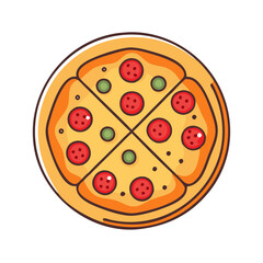  Flavorful Pepperoni Pizza with Fresh Ingredients