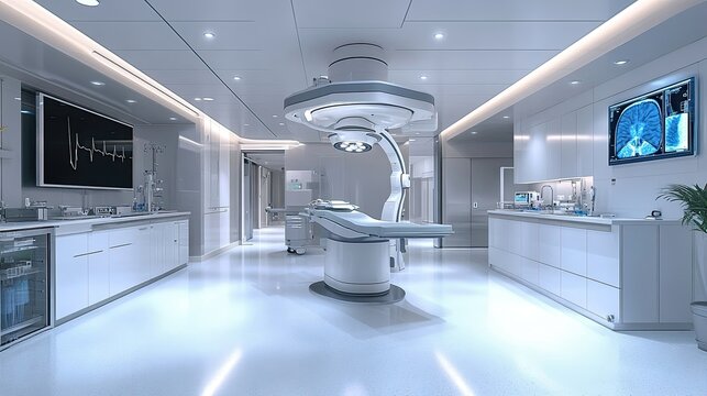 Robotics in surgery for enhanced precision and minimally invasive procedures, reducing recovery time and improving patient outcomes.