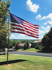 American Independence Day Flag