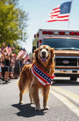 American Independence Day Flag