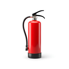 fire extinguisher on white background