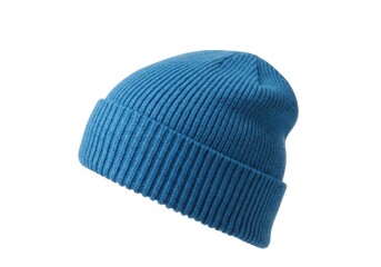 Stylish knit cap winter fashion accessory isolated photo isolated on white background