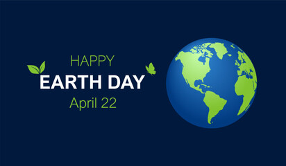 Earth Day concept background. Vector EPS10.