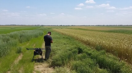 Ai assisted drone mapping of farmlands yield predictions and precision farming strategies